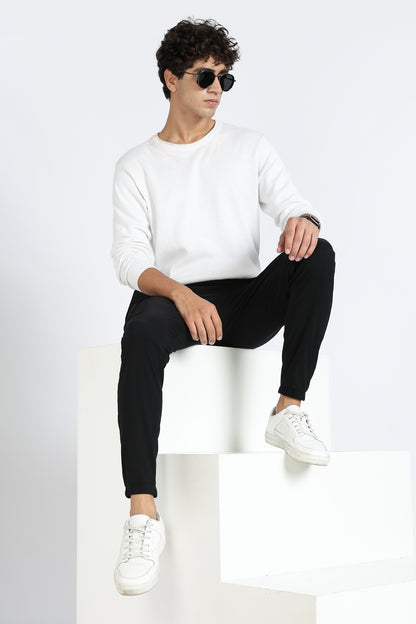 Men's Black Elite Joggers Solid