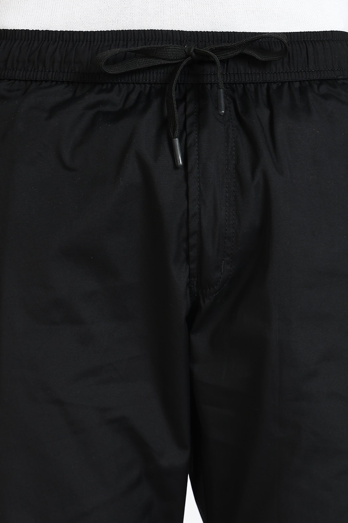 Men's Black Relax Fit Pyjamas Pants Solid Comfort Cotton