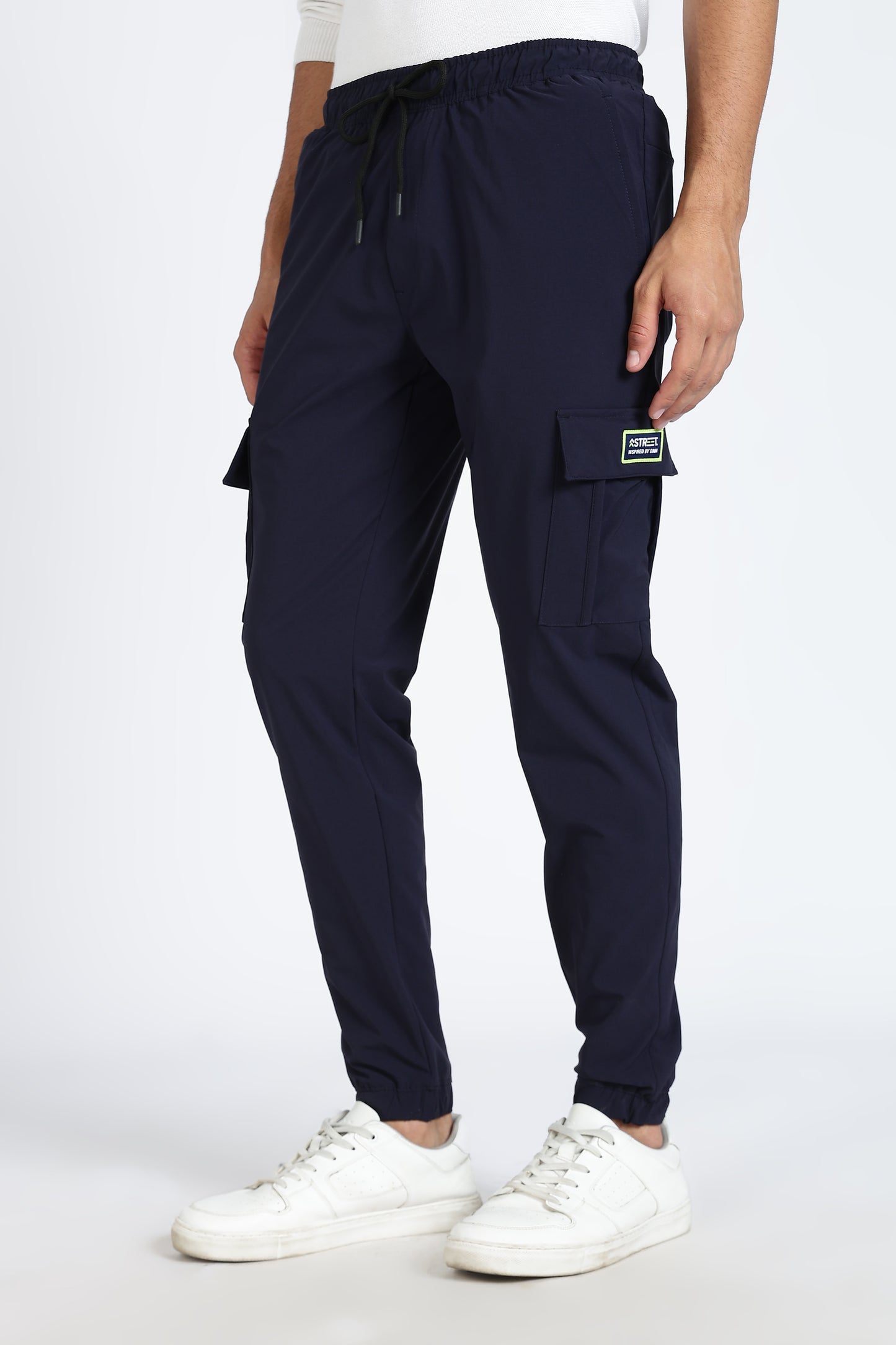 Men's Blue Elite Joggers Solid