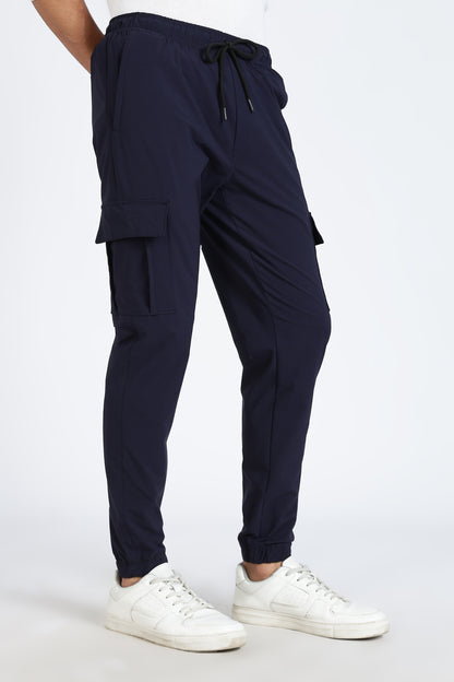Men's Blue Elite Joggers Solid