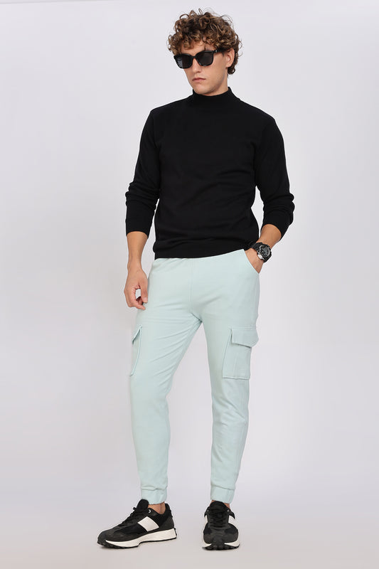 Men's Mint Green Superior Fit Cargo Joggers