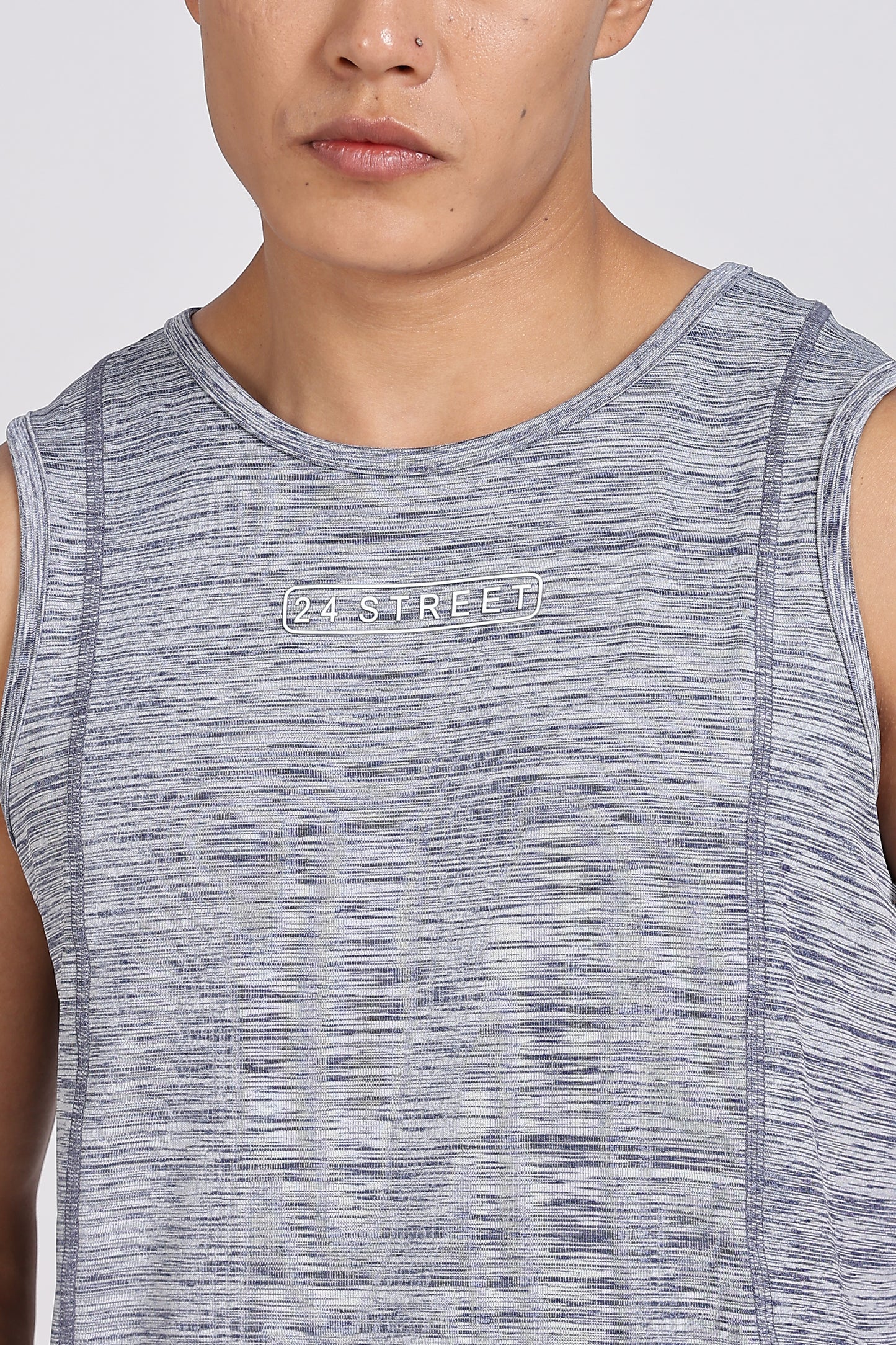 Men's Grey Co-ord set Sleeve less