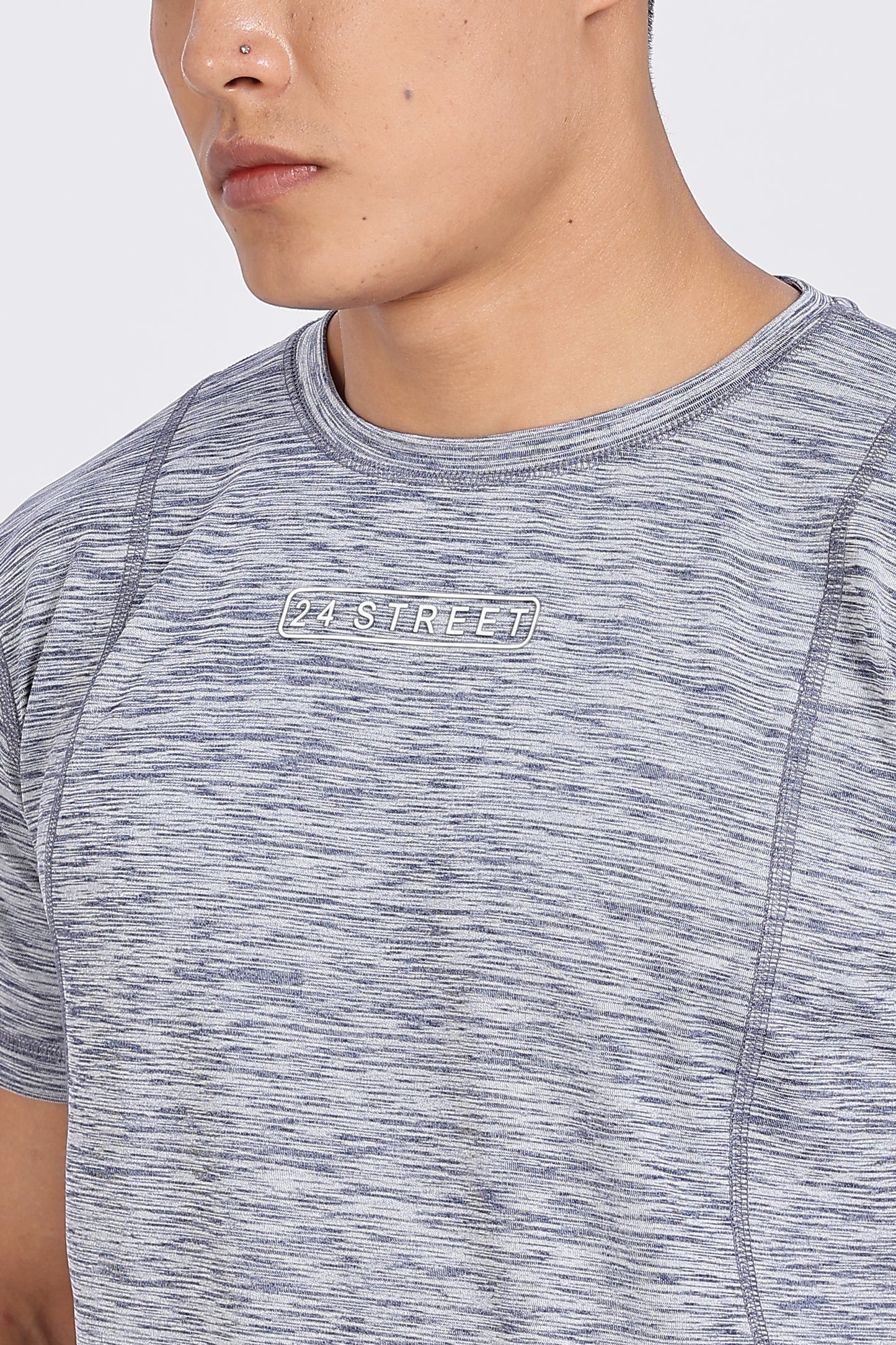 Men's Steel Grey Co-ord set Half Sleeves