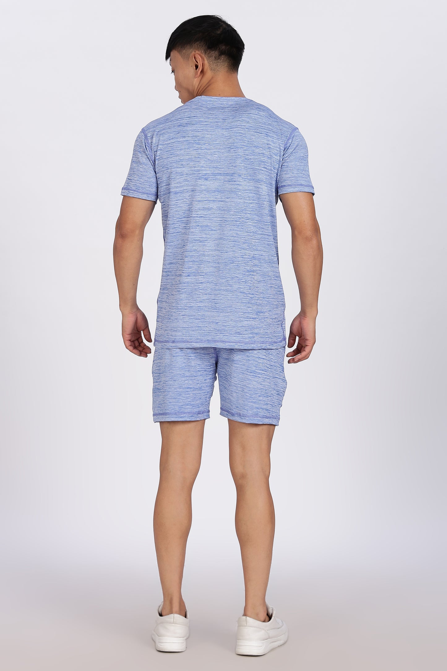 Men's Sky Blue Co-ord set Half Sleeves