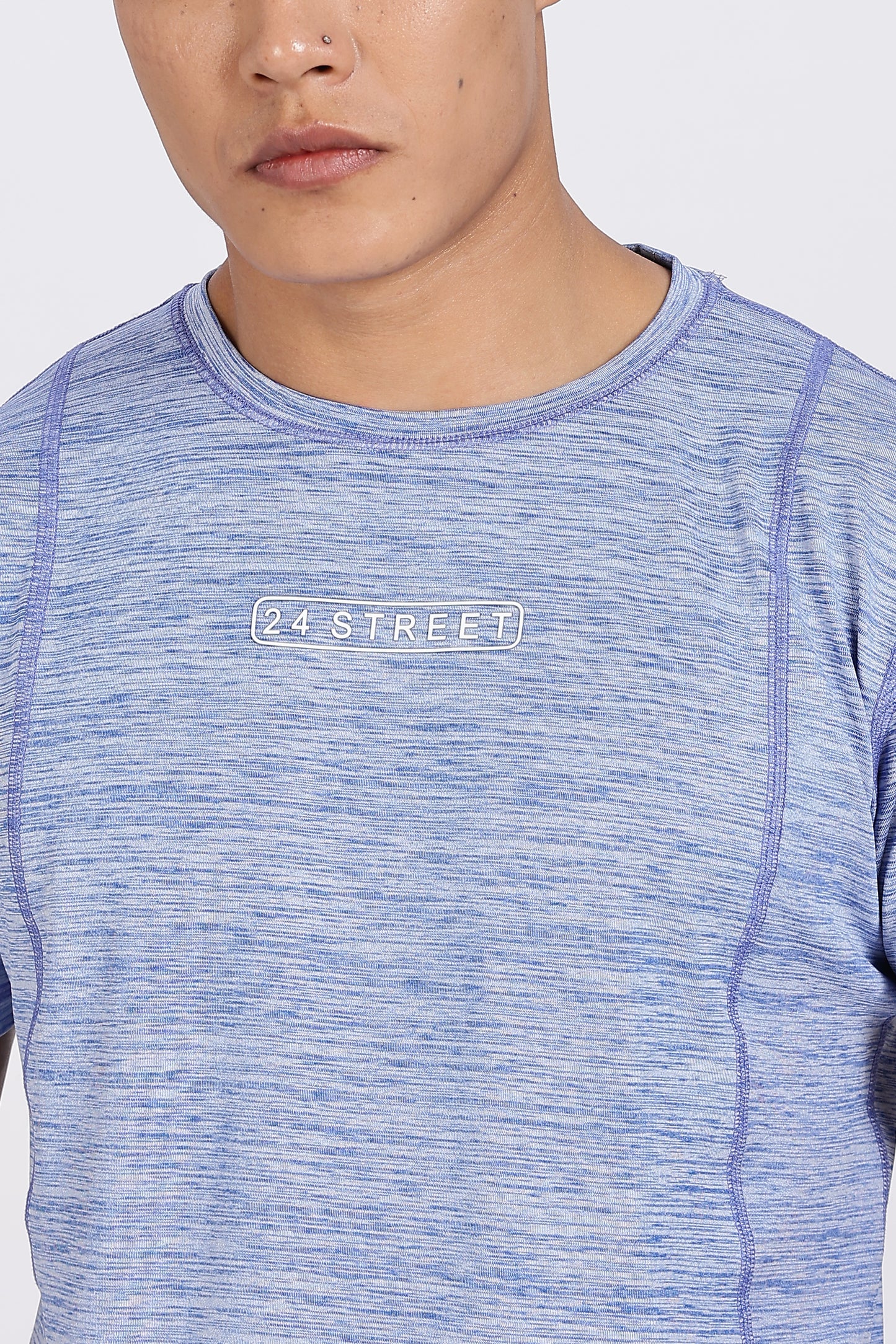 Men's Sky Blue Co-ord set Half Sleeves